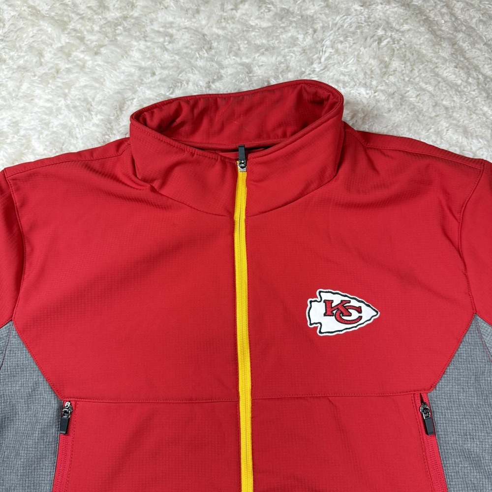 Kansas City Chiefs Jacket Mens XL Red NFL Football Zip G-III Street Sportswear - Picture 3 of 16